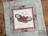 January Butterfly of the Month - Common Postman Quilt Block - Embroidery Designs & Patterns