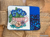 Violets Teacup Mug Rug   - Embroidery Designs