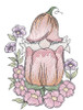 Tulips Gnome 2- Embroidery Designs