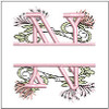 Floral Split Monogram ABCs Bundle - Embroidery Designs
