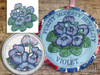 Violets Coaster - Embroidery Designs
