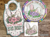 Follow the Bunny Hot Pad  - Embroidery Designs