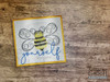 Bee Coaster  - Embroidery Designs