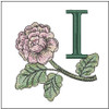 Pink Rose ABCs - I - Embroidery Designs & Patterns