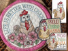 Life is Better With Chickens Hot Pad - Embroidery Designs & Patterns