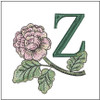 Pink Rose ABCs - Z - Embroidery Designs & Patterns