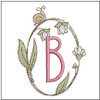 Spring Wreath ABCs Bundle - Embroidery Designs