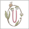 Spring Wreath ABCs Bundle - Embroidery Designs