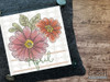 April Daisies Interchangeable Pillow Cover  - Embroidery Designs