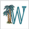 Palm Trees ABCs Bundle - Embroidery Designs