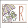 Umbrella Applique ABCs Bundle - Embroidery Designs