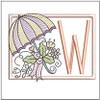 Umbrella Applique ABCs Bundle - Embroidery Designs