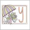 Umbrella Applique ABCs Bundle - Embroidery Designs