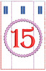 Advent Calendar #15 - Christmas - Embroidery Designs