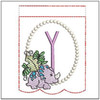 Dino ABCs Bunting Bundle - Embroidery Designs