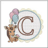 Baby Giraffe Applique ABCs Bundle - Embroidery Designs