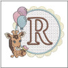 Baby Giraffe Applique ABCs Bundle - Embroidery Designs