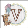 Baby Giraffe Applique ABCs Bundle - Embroidery Designs