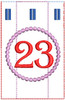 Advent Calendar #23 - Christmas - Embroidery Designs