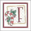 Candy Cane Coaster ABCs Bundle - Embroidery Designs