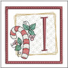 Candy Cane Coaster ABCs Bundle - Embroidery Designs