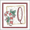 Candy Cane Coaster ABCs Bundle - Embroidery Designs