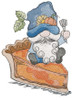 Pumpkin Pie Gnome -  Embroidery Designs