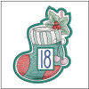 Stocking 2024 Advent - 18 - Embroidery Designs & Patterns