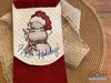 Holiday Hippo,  Towel Topper & Hot Pad Bundle - Embroidery Designs