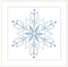 Snowflake 1- Mini Pillow  - Fits a 5x5' and 6x6" Hoop - Embroidery Designs