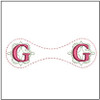 Magnetic Book Mark - ABCs -G- Embroidery Designs