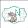 Mixer ABCs Coaster Bundle - Embroidery Designs