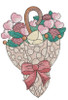 February Umbrella Bouquet -  Embroidery Designs