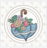 Floral Umbrella Quilt Block 3 - Embroidery Designs & Patterns