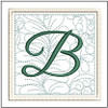 Fern ABCs Coaster Bundle - Embroidery Designs