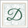 Fern ABCs Coaster Bundle - Embroidery Designs