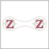 Magnetic Book Mark - ABCs - Z - Embroidery Designs