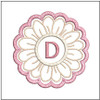 Daisy ABCs Coaster Bundle - Embroidery Designs