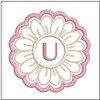 Daisy ABCs Coaster Bundle - Embroidery Designs