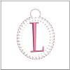 Oval ABCs Charm Bundle - Embroidery Designs