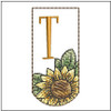 Sunflower ABCs Key Chain Bundle - Embroidery Designs