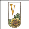 Sunflower ABCs Key Chain Bundle - Embroidery Designs