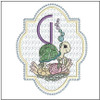 Turtle On Shells ABCs Bundle - Embroidery Designs