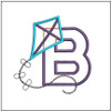 Flying High Kite Applique ABCs Bundle - Embroidery Designs