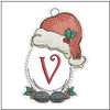 Santa Hat Ornament  ABCs - A-Z - Embroidery Designs