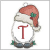 Santa Hat Ornament  ABCs - A-Z - Embroidery Designs