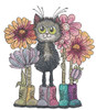 Kitty Bouquet - Machine Embroidery Designs