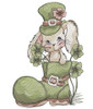 Clover Boot Bunny  - Machine Embroidery Designs