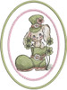 Clover Boot Bunny Trivet - Embroidery Designs