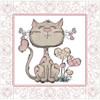 Kitty Hearts Quilt Block Bundle - Embroidery Designs